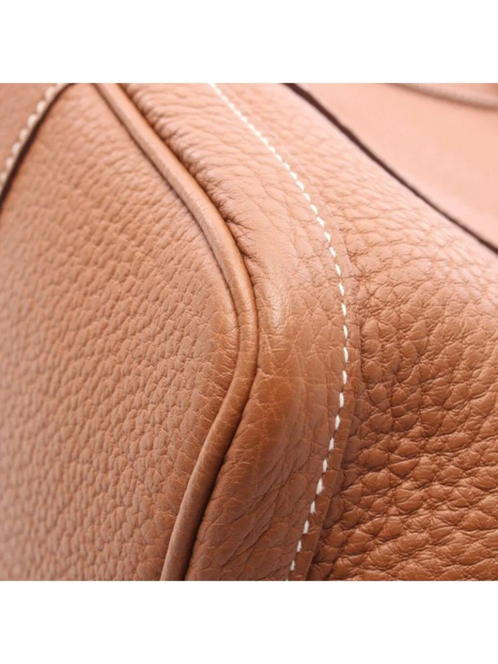 Hermes Tote Garden Party PM Gold Leather